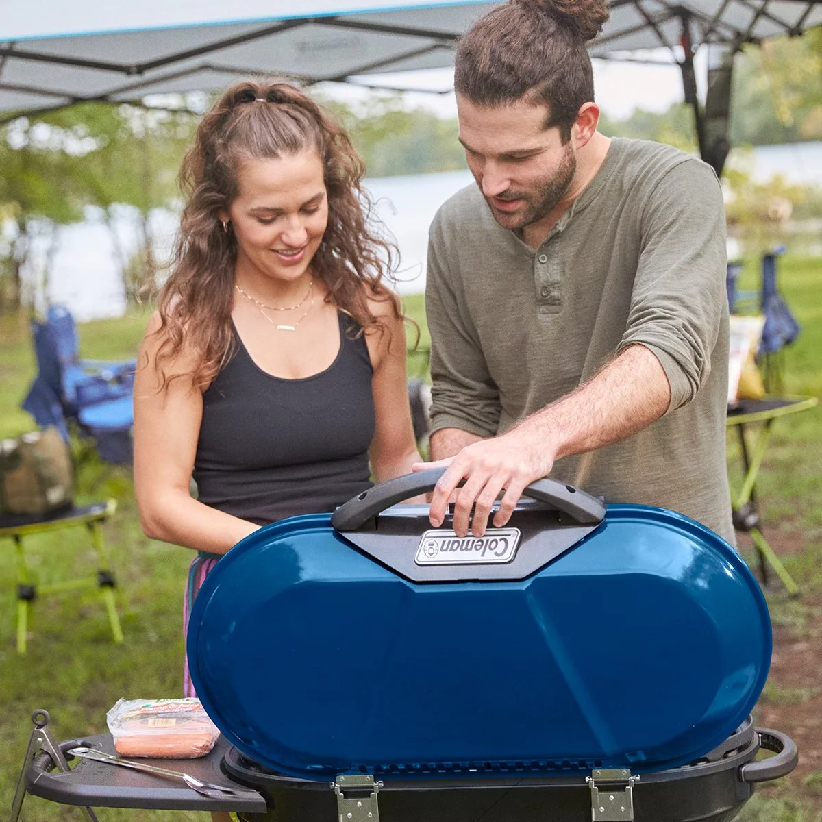 Coleman RoadTrip X-Cursion 2 Burner Propane Gas Portable Grill
