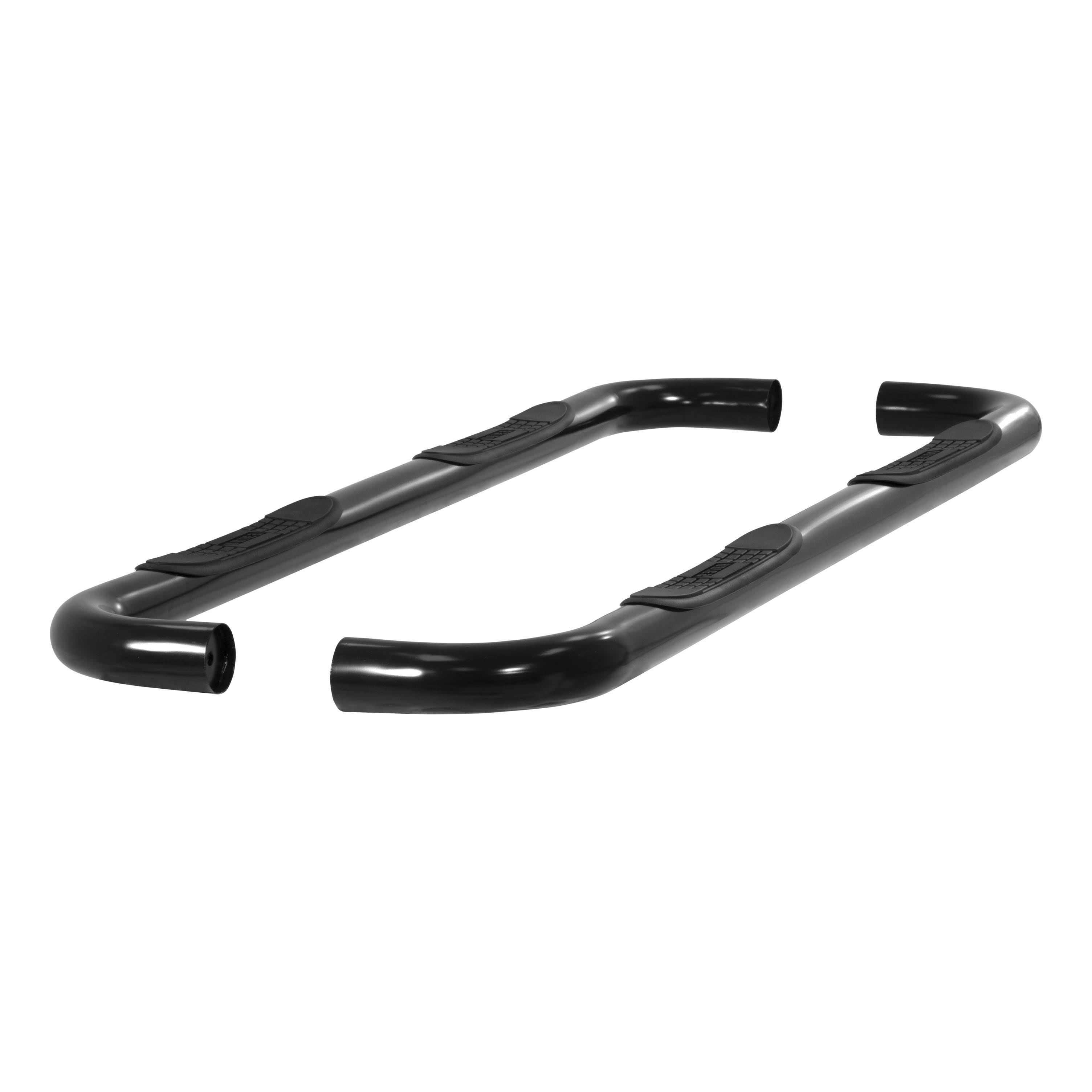 Aries 3-Inch Round Side Bars - Black 204009