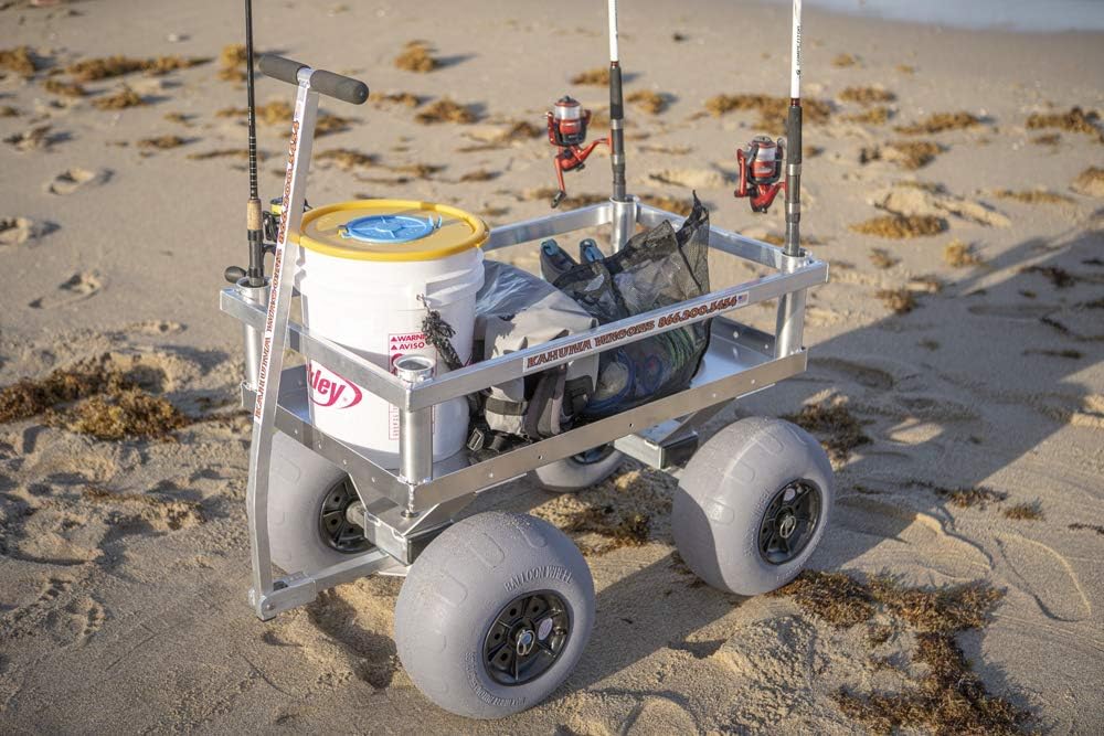 Calypso Cruiser Beach Wagon-Balloon Sand Tires-Lightweight-Rust-Free