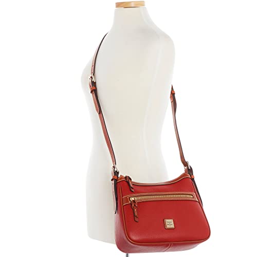 Dooney & Bourke Women's Presley Crossbody in Pebble Grain Leather, Medium Sized Handbag with Adjustable Shoulder Strap