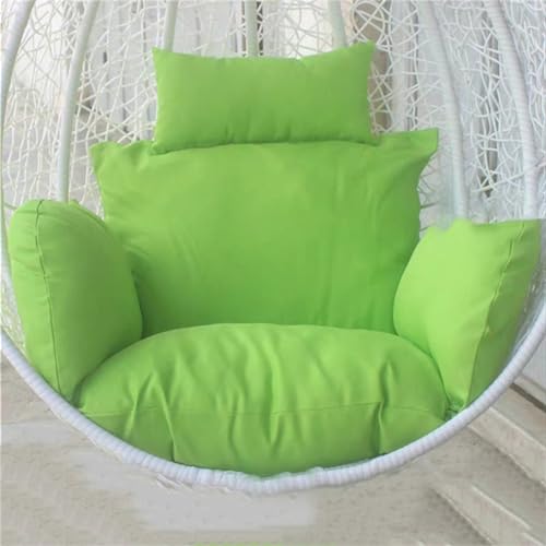Swing Egg Chair Cushion, Thickened Hanging Basket Seat Cushion, Washable Hammock Chair Cushion, Outdoor Patio Hanging Chair Cushion Replacement (Only Cushion) (Blue)