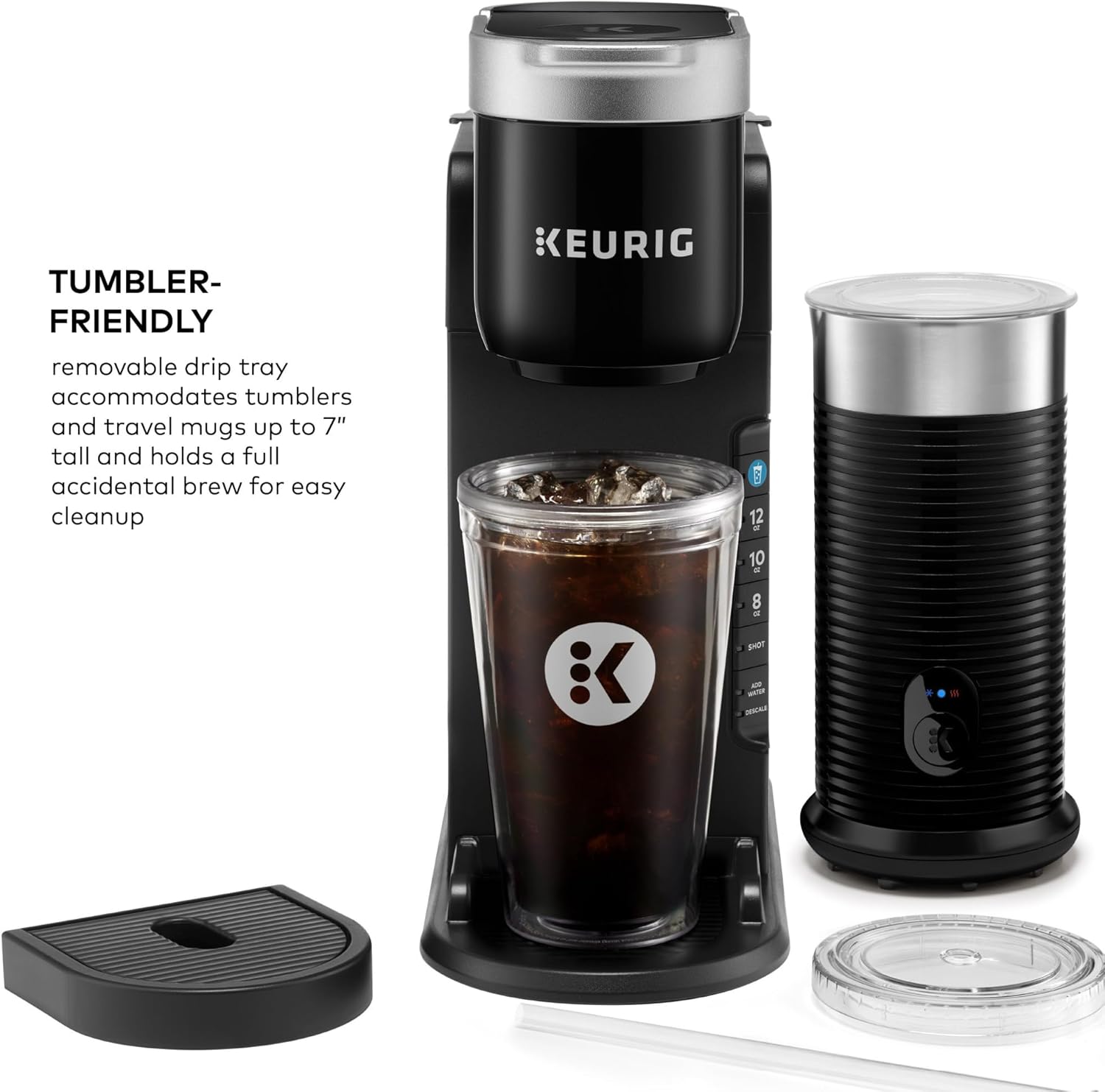Keurig K-Café Barista Bar Single Serve Coffee Maker and Frother, Black
