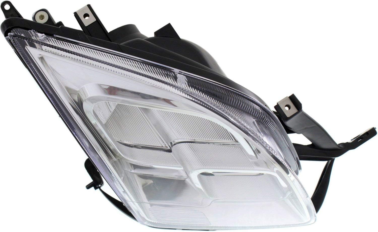 Evan-Fischer Headlight Set Compatible with 2006-2009 Ford Fusion Left Driver and Right Passenger Side Halogen With bulb(s)