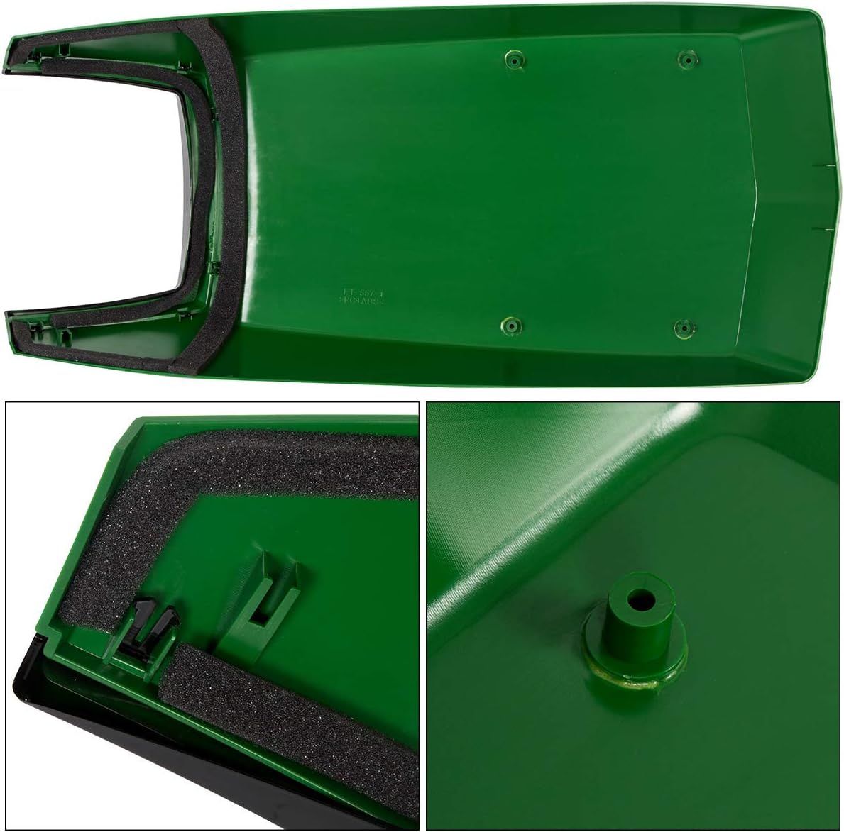 HECASA Front Upper Hood Grille Compatible with John Deere 415 425 445 455 Lawn Mower Replacement for AM128986 AM118699