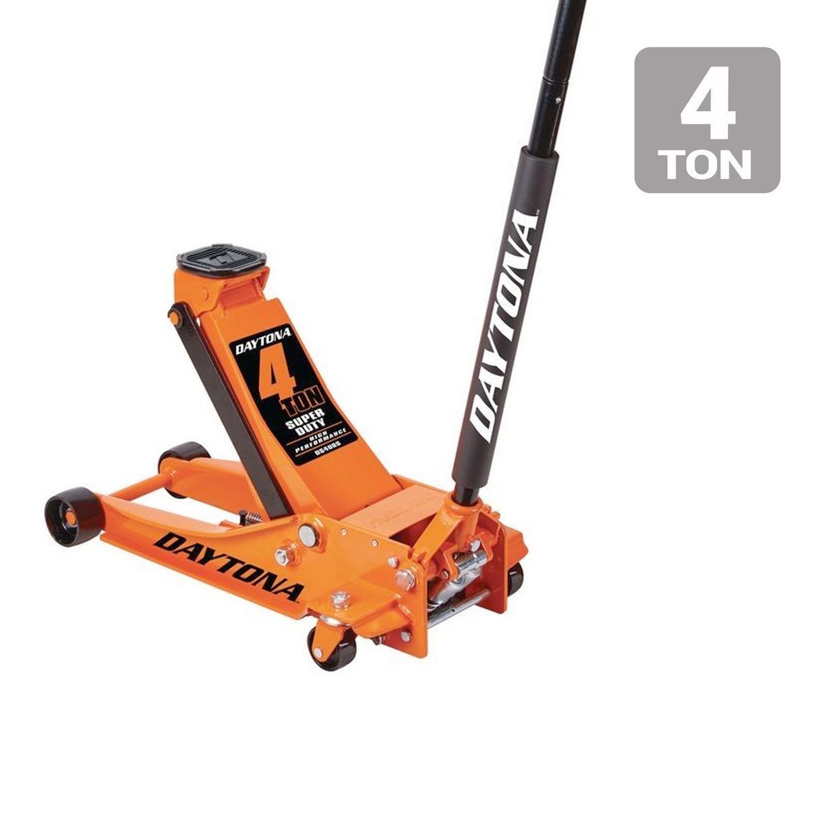 DAYTONA 4 Ton Professional Floor Jack with RAPID PUMP, Blue