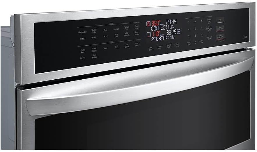 LG WCEP6423F 30 Inch Smart 6.4 cu. ft. Total Capacity Electric Combination Double Wall Oven with Wi-Fi