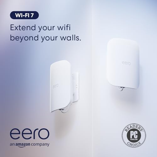Introducing Amazon eero Outdoor 7 dual-band mesh wifi router - Weatherproof rating of IP66, Coverage up to 15,000 sq. ft. outdoors, 1-pack, Includes 30W PoE+ adapter, 2024 release