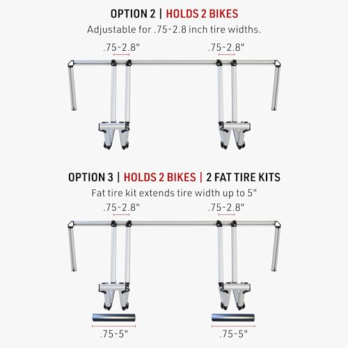 Truck Bed - All-Aluminum Truck Bed 2 Bike Rack Full Size Trucks- Holds 2 Standard Bikes - Effort-Free Installation Ideas