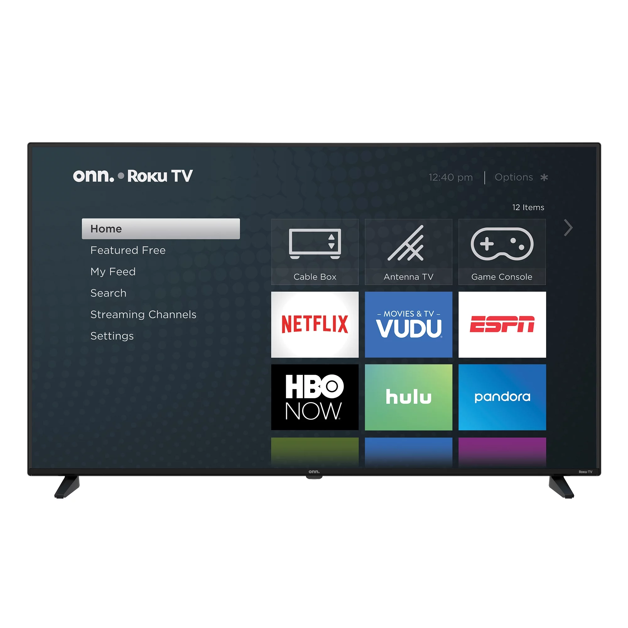 onn. 58" Class 4K Ultra HD (2160P) HDR10 Roku Smart LED TV (100005397)