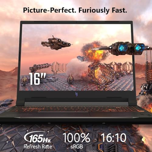 acer Nitro V 16 Gaming Laptop, AMD Ryzen 7 8845HS Octa-Core, NVIDIA GeForce RTX 4060 Laptop, 64GB DDR5 RAM, 4TB SSD, 16" WUXGA 165Hz, Wi-Fi 6E, Backlit KB, with Lifetime Office Pro & Windows 11 Pro