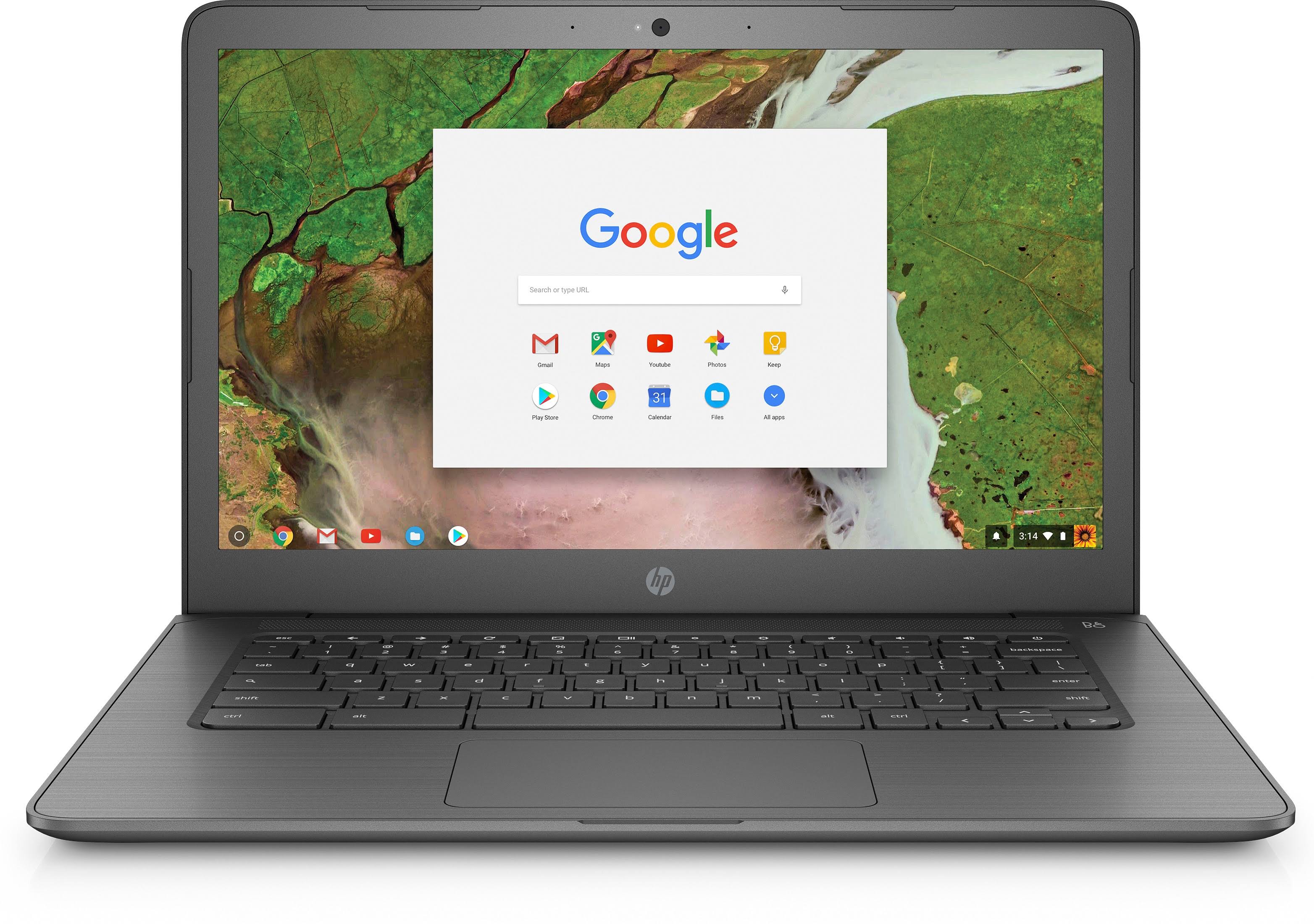 HP 14-ca070nr 14x22 Touchscreen Chromebook Laptop Celeron N3350 4GB 32GB eMMC