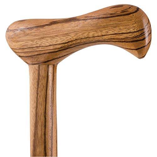 Brazos 40x22 Twisted Zebrawood Walking Cane