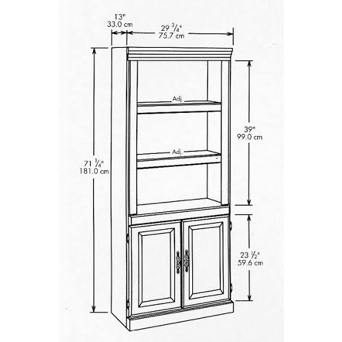 Sauder Heritage Hill 15 Shelf Bookcase Set