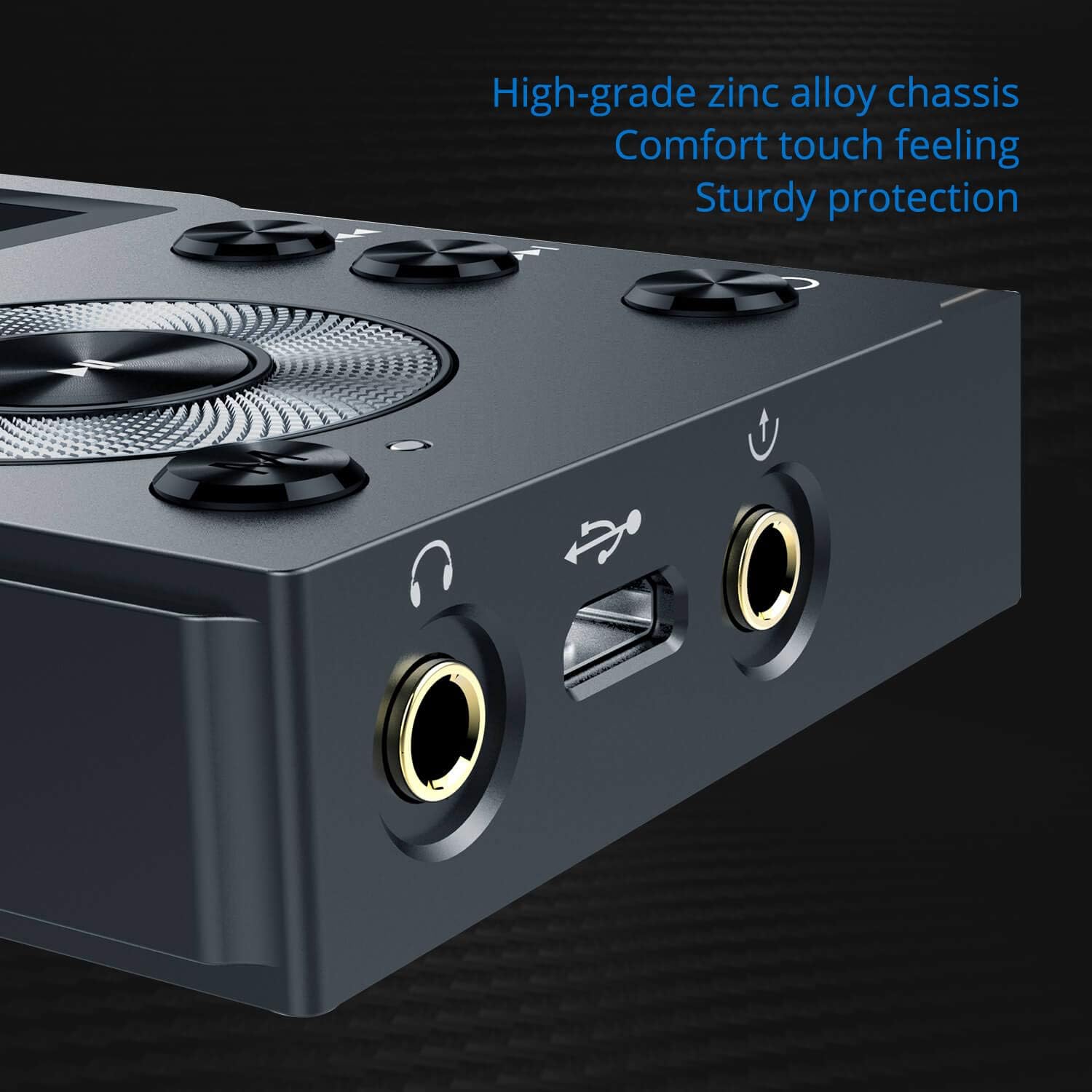 F20 HiFi MP3 Player with Bluetooth, Lossless DSD High Resolution Digital Audio Music Player, High-Res Portable Audio Player with 32GB Memory Card, Support up to 256GB