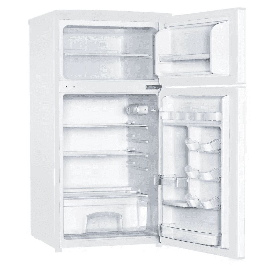Magic Chef 4.5 cu. ft. 2 Door Mini Fridge in White with Freezer