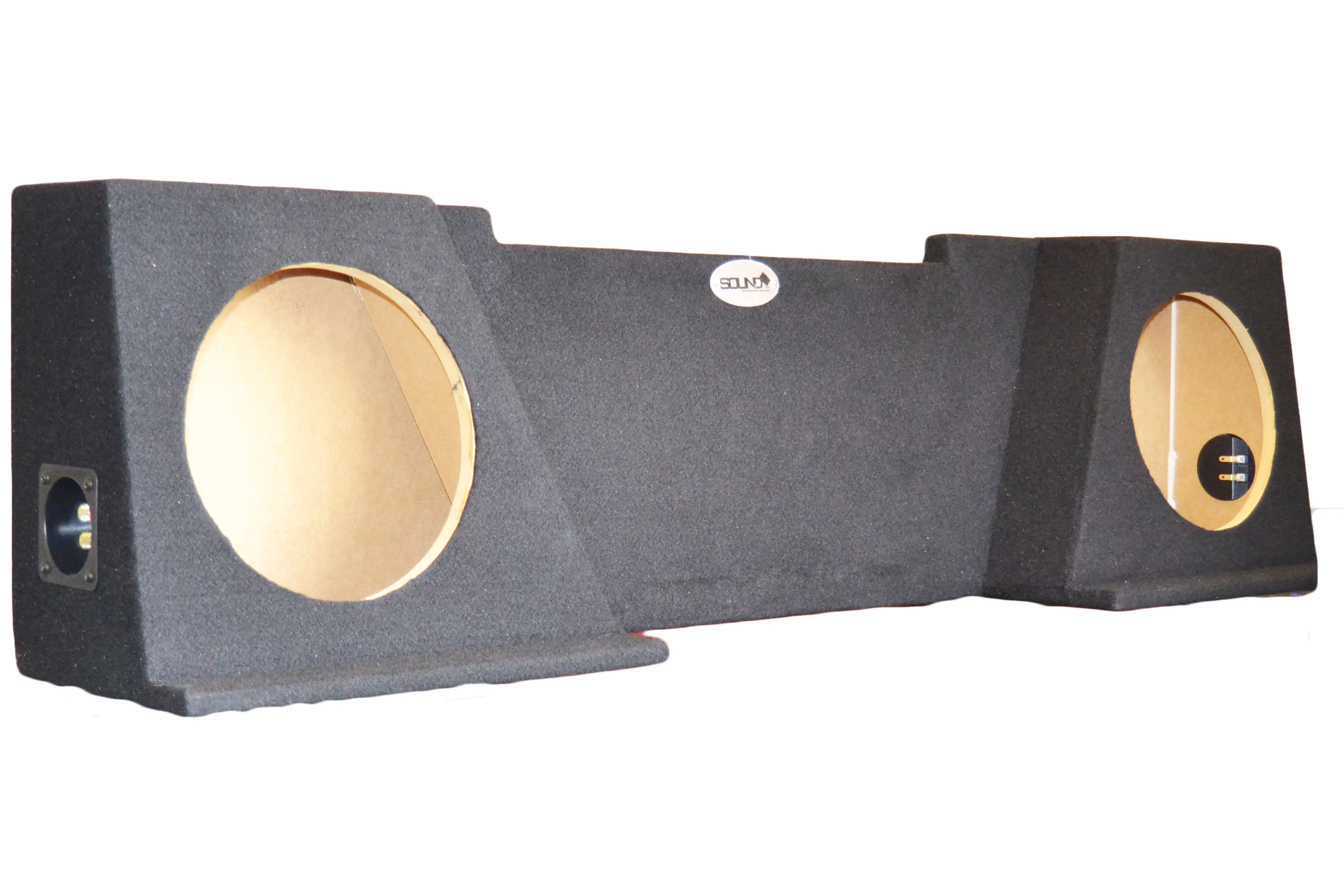 SoundBox Silverado / Sierra Extended Cab 2007-2013 Dual 10" Subwoofer Enclosure
