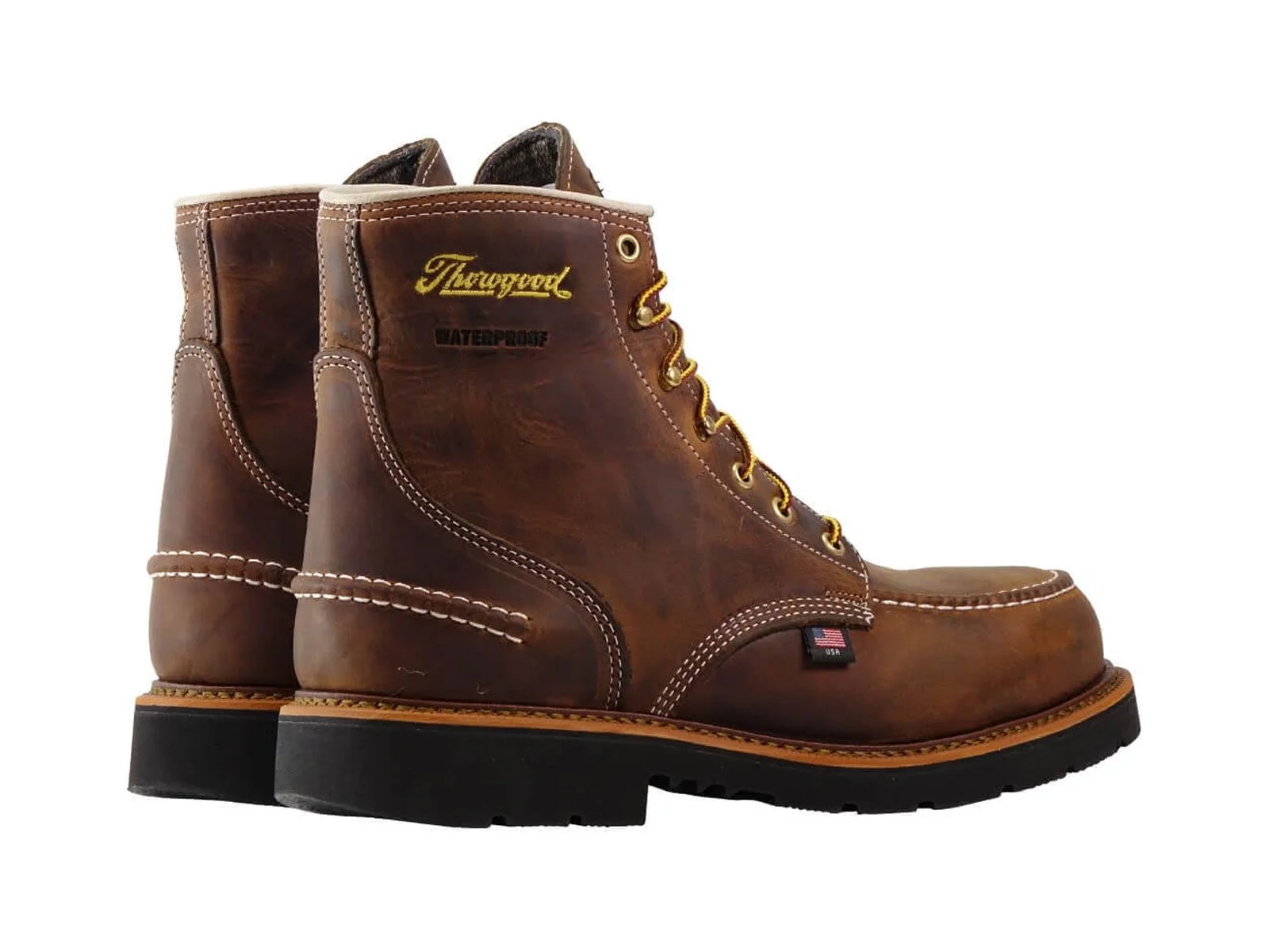 Thorogood 1957 6 in Crazyhorse Moc Toe Shoes - Mens, 12, EE