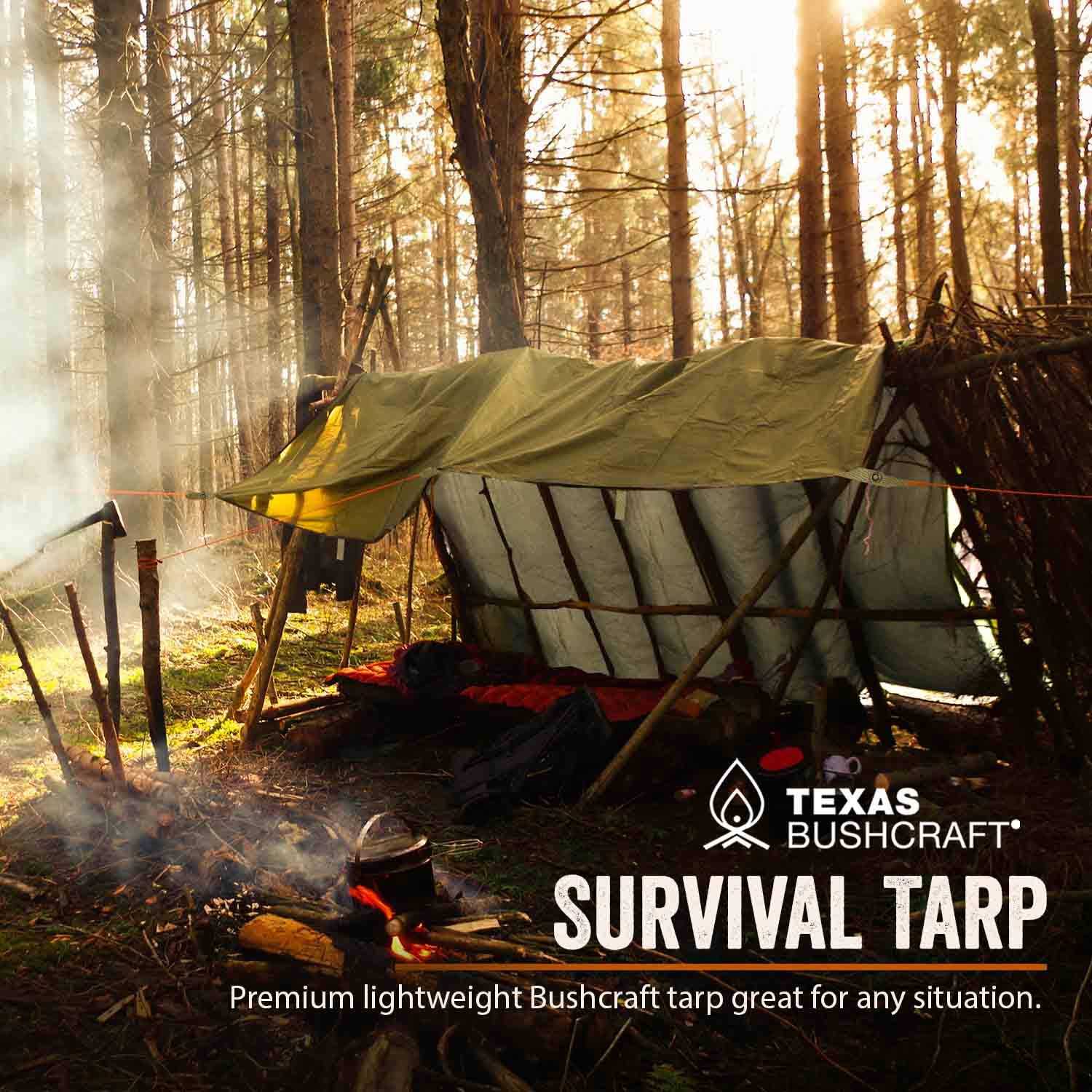 Texas Bushcraft Survival Tarp Adult Unisex - Shop Hardware Tools Online Store