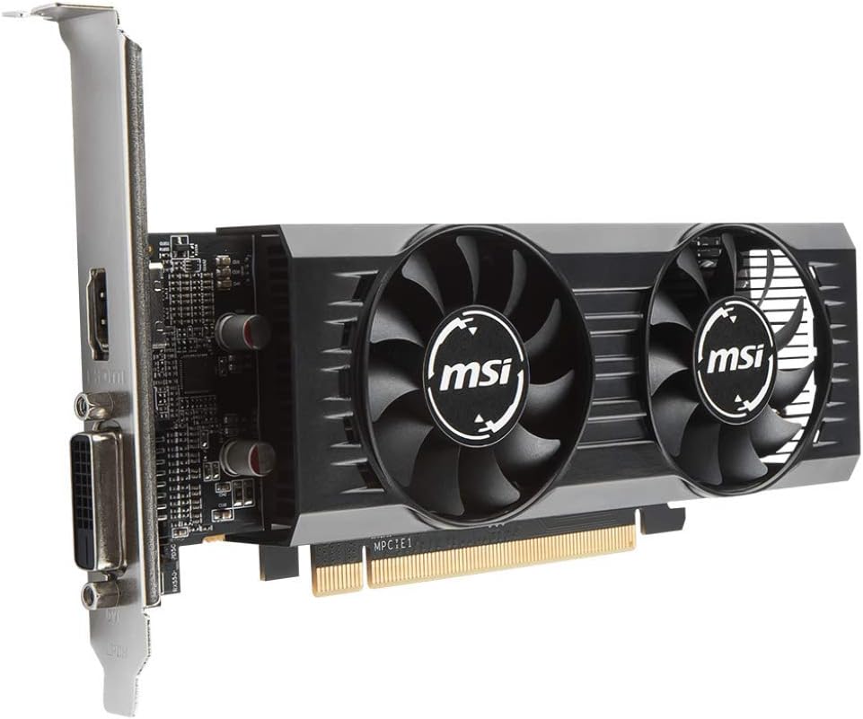 MSI Gaming Radeon 550 64-Bit HDMI/DVI 2GB GDRR5 HDCP Support DirectX 12 VR Ready OC Graphics Card (550 2GT LP OC)