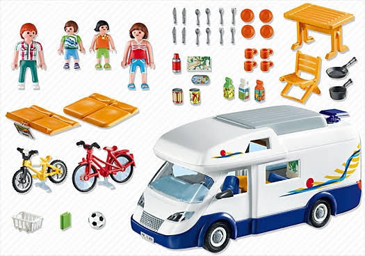 Playmobil 4859 Family Motorhome Camper Set
