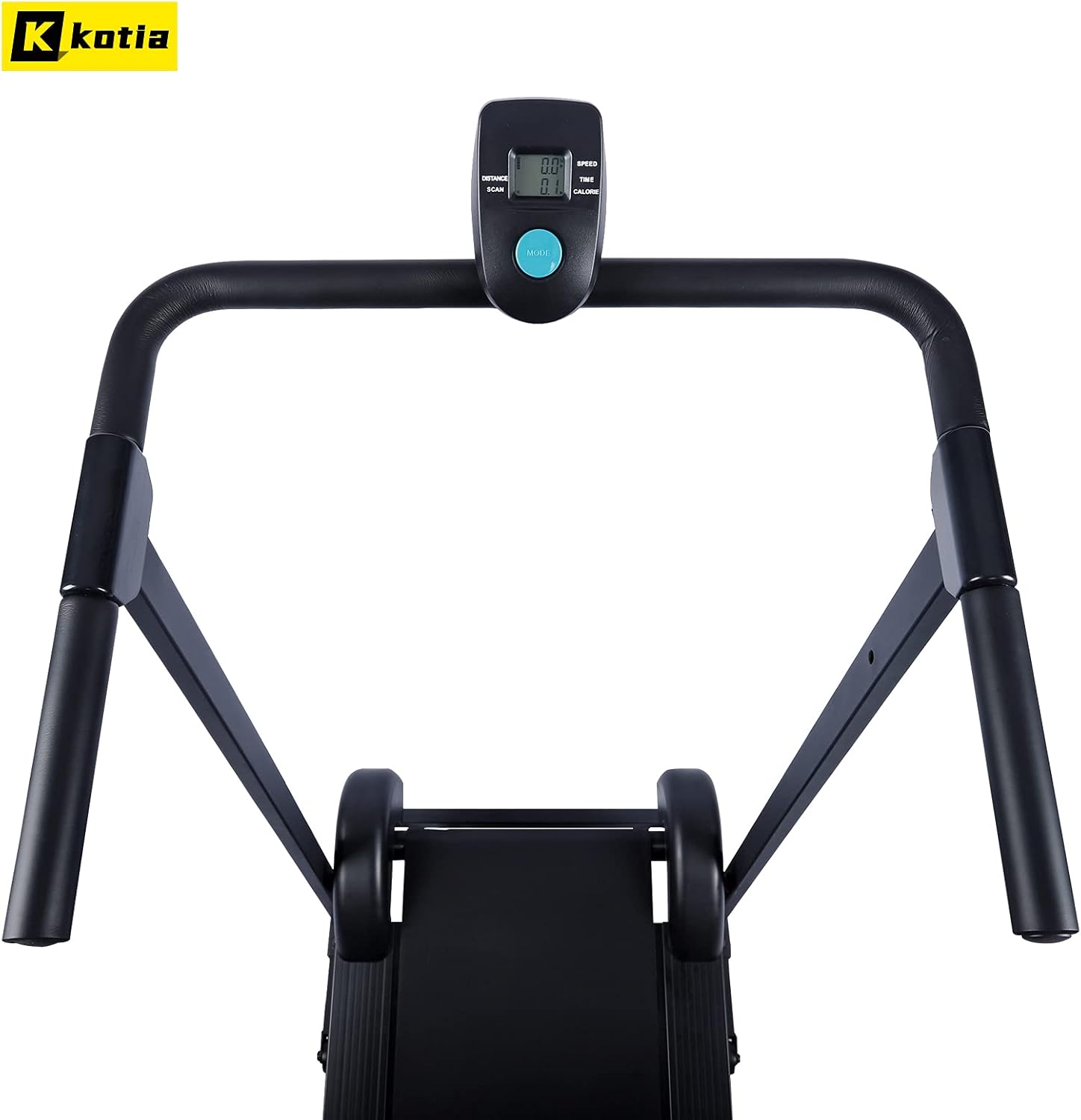 Manual Treadmill Non Electric Treadmill with 10° Incline Small Foldable Treadmill for Apartment Home Walking Running (Mode GHN213)