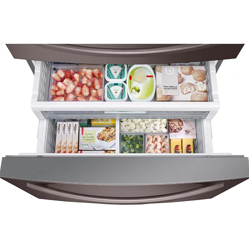 Samsung RF28R7201DT 28 Cu. Ft. Tuscan Stainless 4-Door French Door Refrigerator