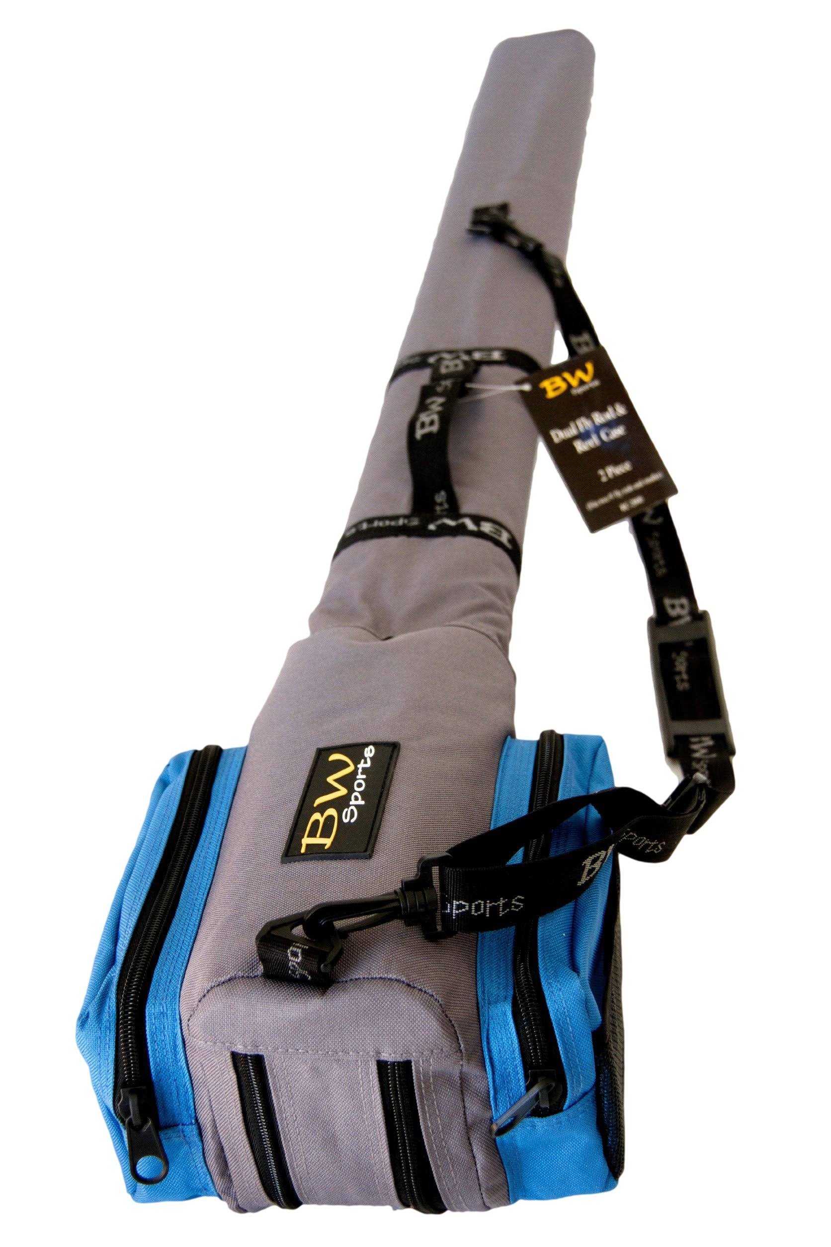 BW Sports Dual 2-Piece Fly Rod and Reel Case for 9 ft Rods Rc-2000b