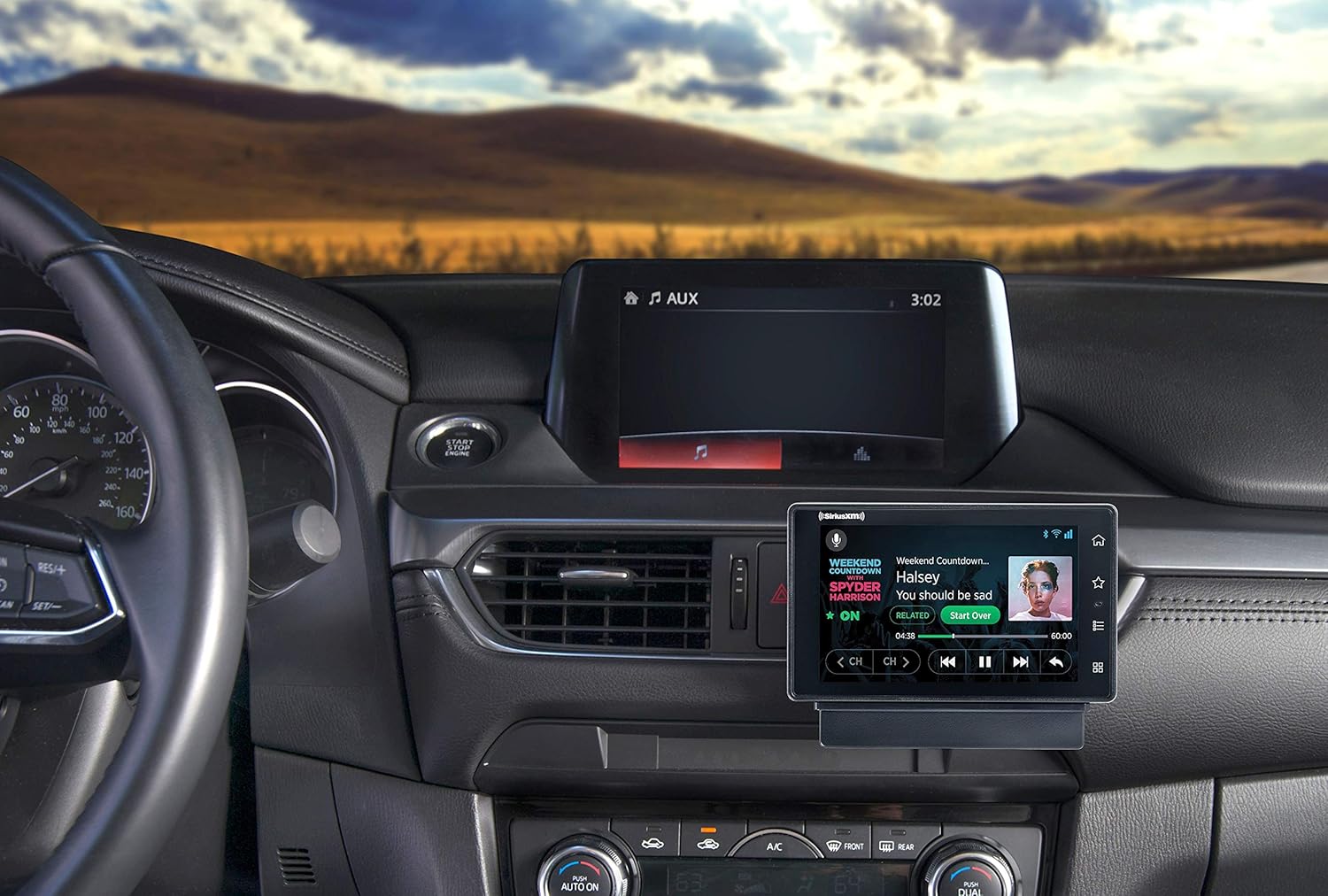 SIRIUSXM SXWB1V1 SiriusXM Tour Dock & Play Radio with 360L, PowerConnect Vehicle Dock, and Bluetooth
