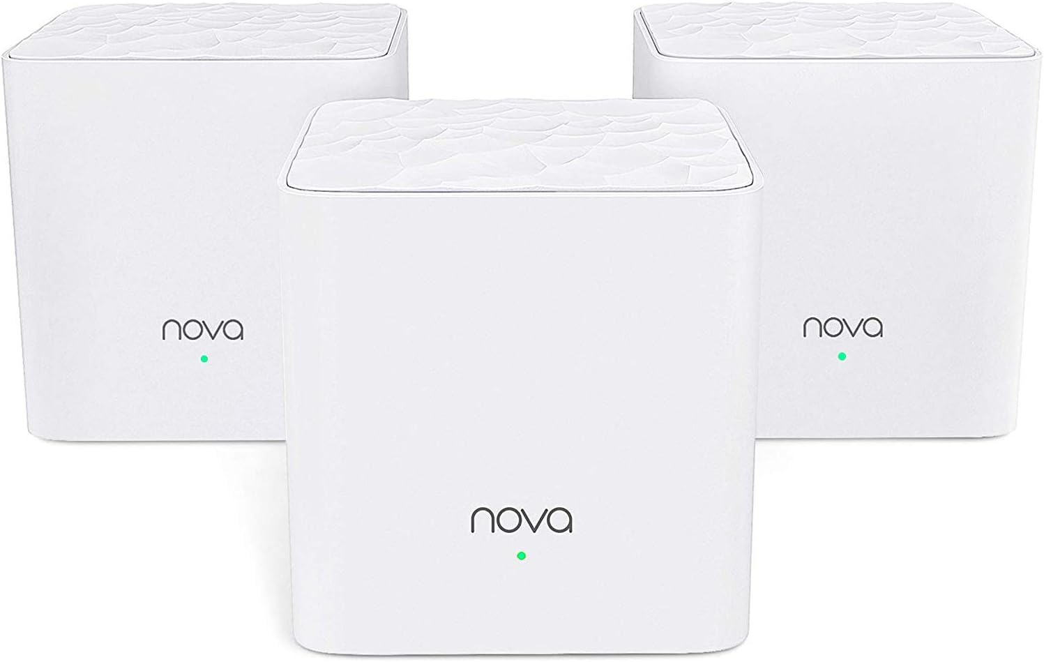 Tenda Nova Mesh WiFi System (MW3)-Up to 3500 sq.ft. Whole Home Coverage, WiFi Router and Extender Replacement, AC1200 Mesh Router for Wireless Internet, Works with Alexa, Parental Controls, 3-pack