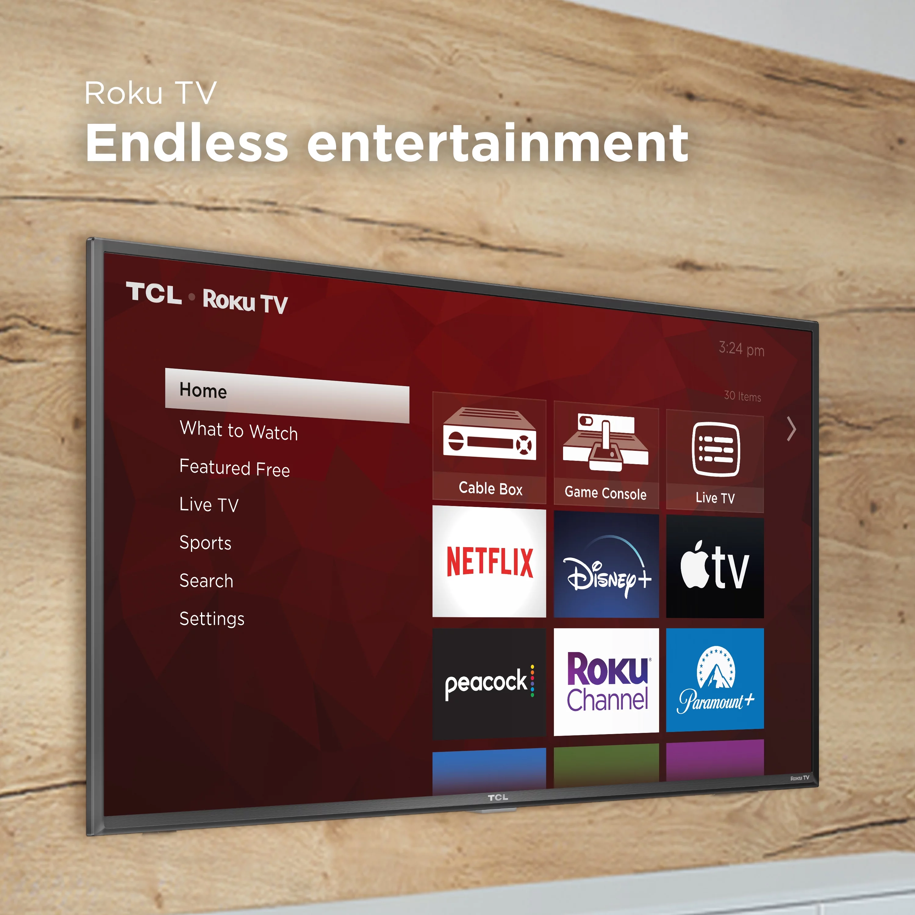 TCL 32 Class 3-Series Full HD 1080p LED Smart Roku TV - 32S357