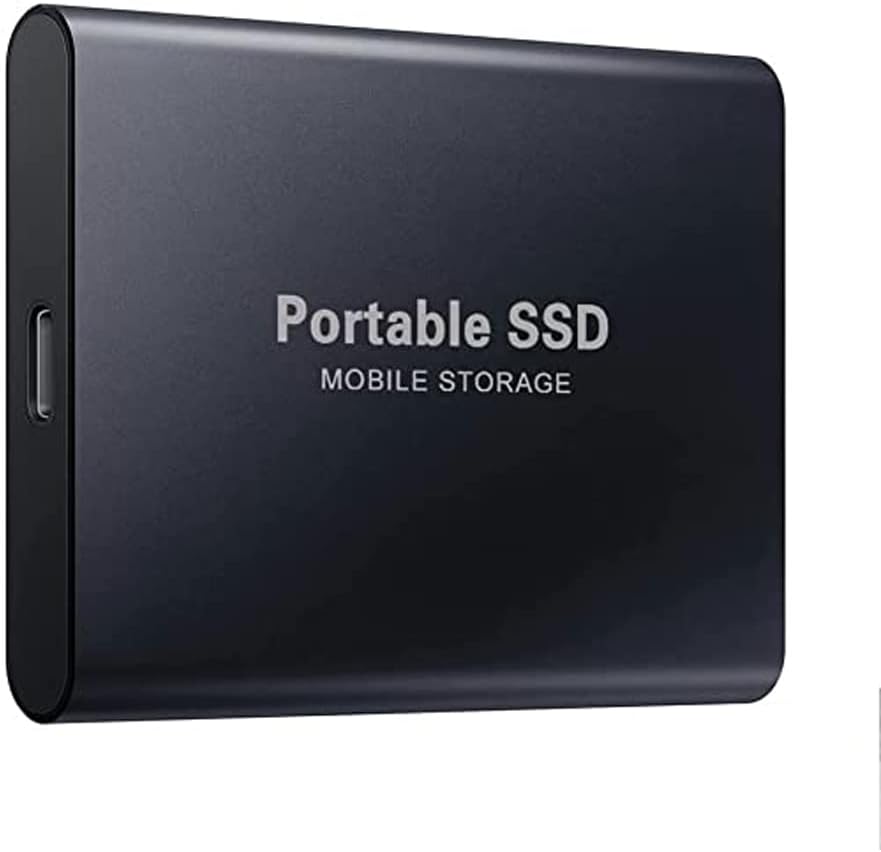 2TB Portable SSD External Hard Drive, High Speed Solid State External Drives, Computer Backup Drive, USB 3.0 Type-C Compatible with Windows XP PC Laptop and Mac Data Storage Transfer