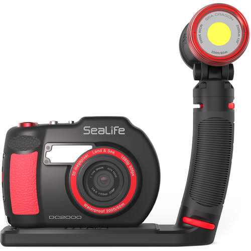 Sealife DC2000 Pro 2500 Set with Camera and Dive Light Cameras u0026 Lighting,Point u0026 Shoot, 200& 61m SL744