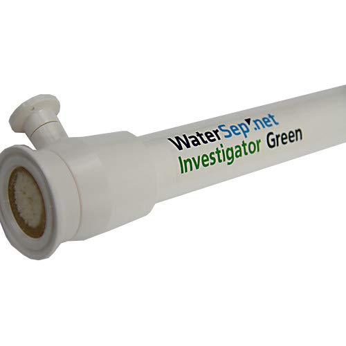 WaterSep Investigator12 Green Line Single Use Hollow Fiber Cartridge, 30K Membrane Cutoff, 0.5 mm ID, 33.4 mm Diameter, 305 mm L, Polyethersulfon/Polysulfone/Urethane