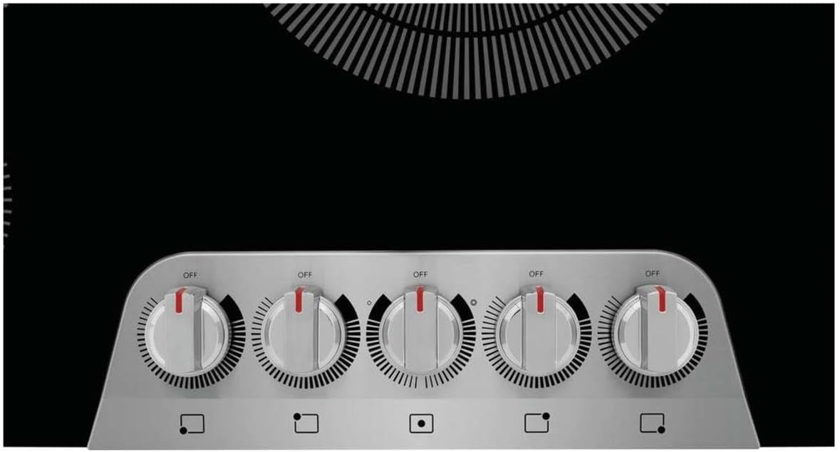 Frigidaire GCCE3670A Gallery 36 Inch Wide 5 Burner Electric Cooktop with EvenTemp™ Technology - Black Stainless Steel