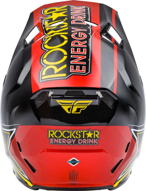 Fly Racing Black/Red/Yellow Formula CC Rockstar Helmet