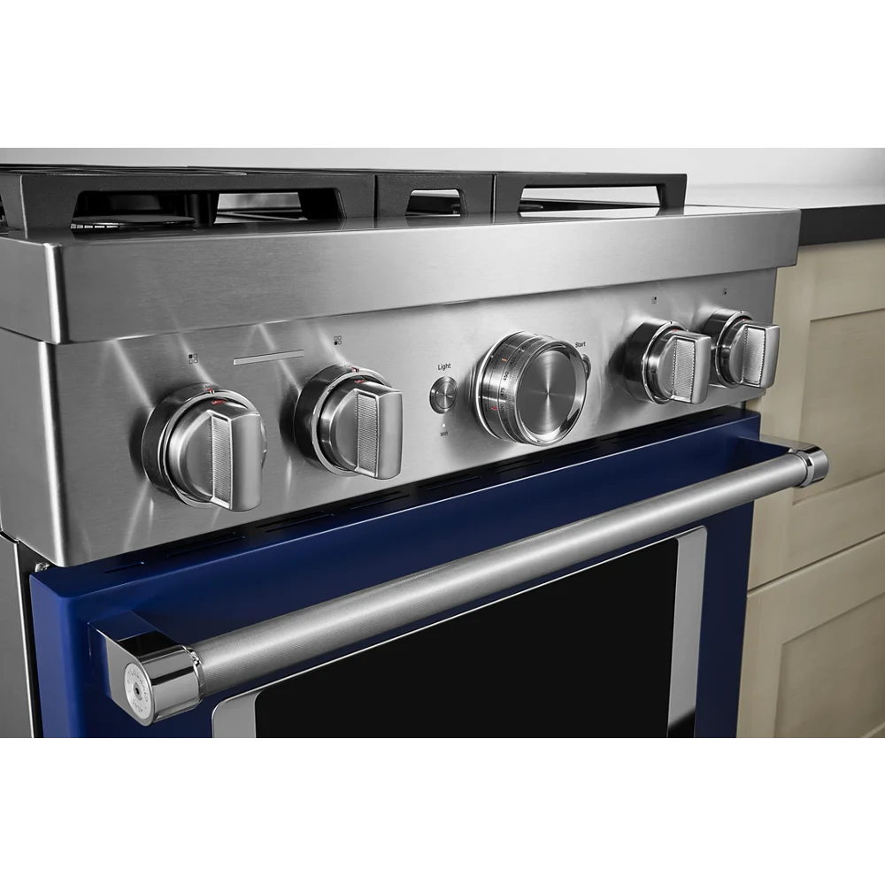 Kitchenaid KFDC500JIB Kitchenaid 30" Smart Commercial-style Dual Fuel Range With 4 Burners -