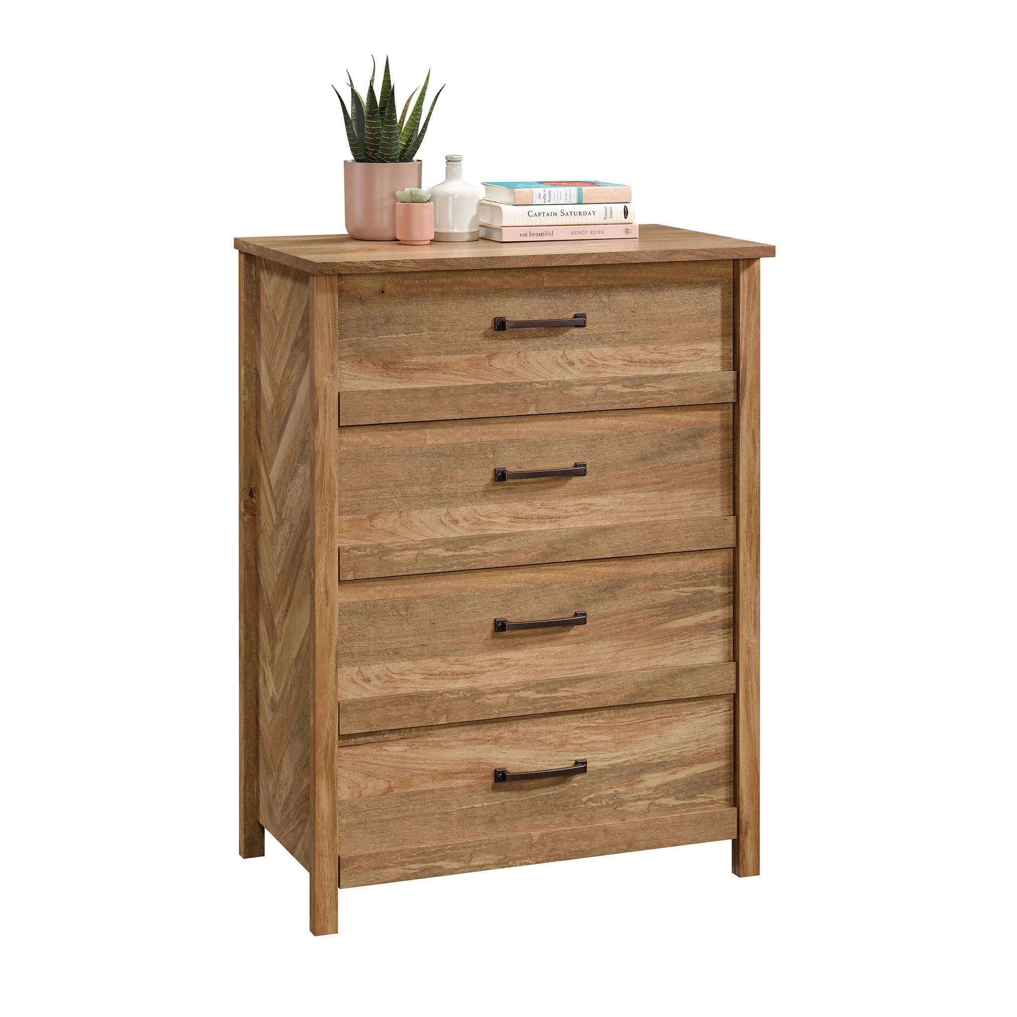 Sauder Cannery Bridge 4-Drawer Dresser, Sindoori Mango Finish