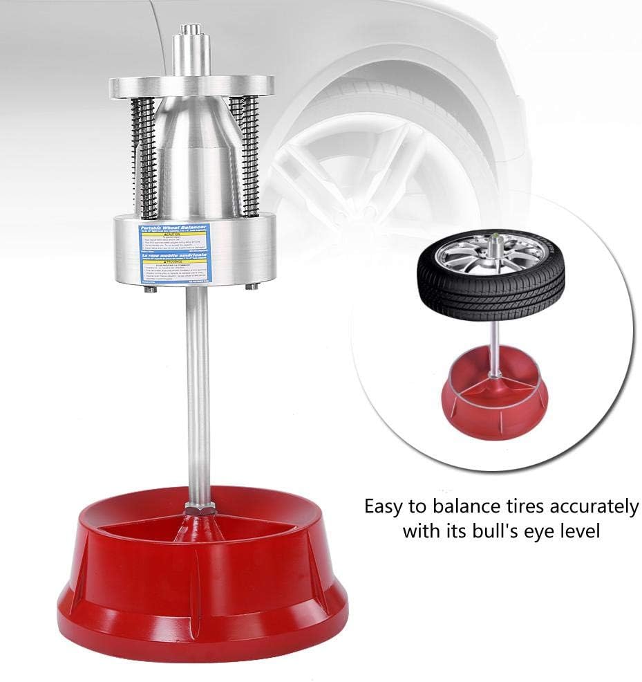 1 Pcs Portable Wheel Balancer,Car Truck Portable Hubs Wheel Tire Balancer Bubble Level Heavy Duty Rim For Most Cars and Light Trucks