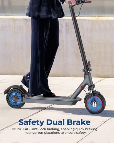VOLPAM Electric Scooter, 350W/500W, 8.5/10 Tires, 12/21/28 Miles Range, 16/19/22Mph, Folding E-Scooter with Dual Braking