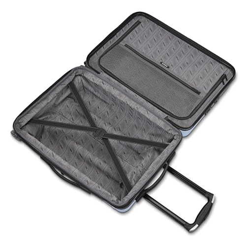 Samsonite Omni 2 Hardside Expandable Luggage with Spinner Wheels, 2-Piece Set (19/24), Lagoon Blue