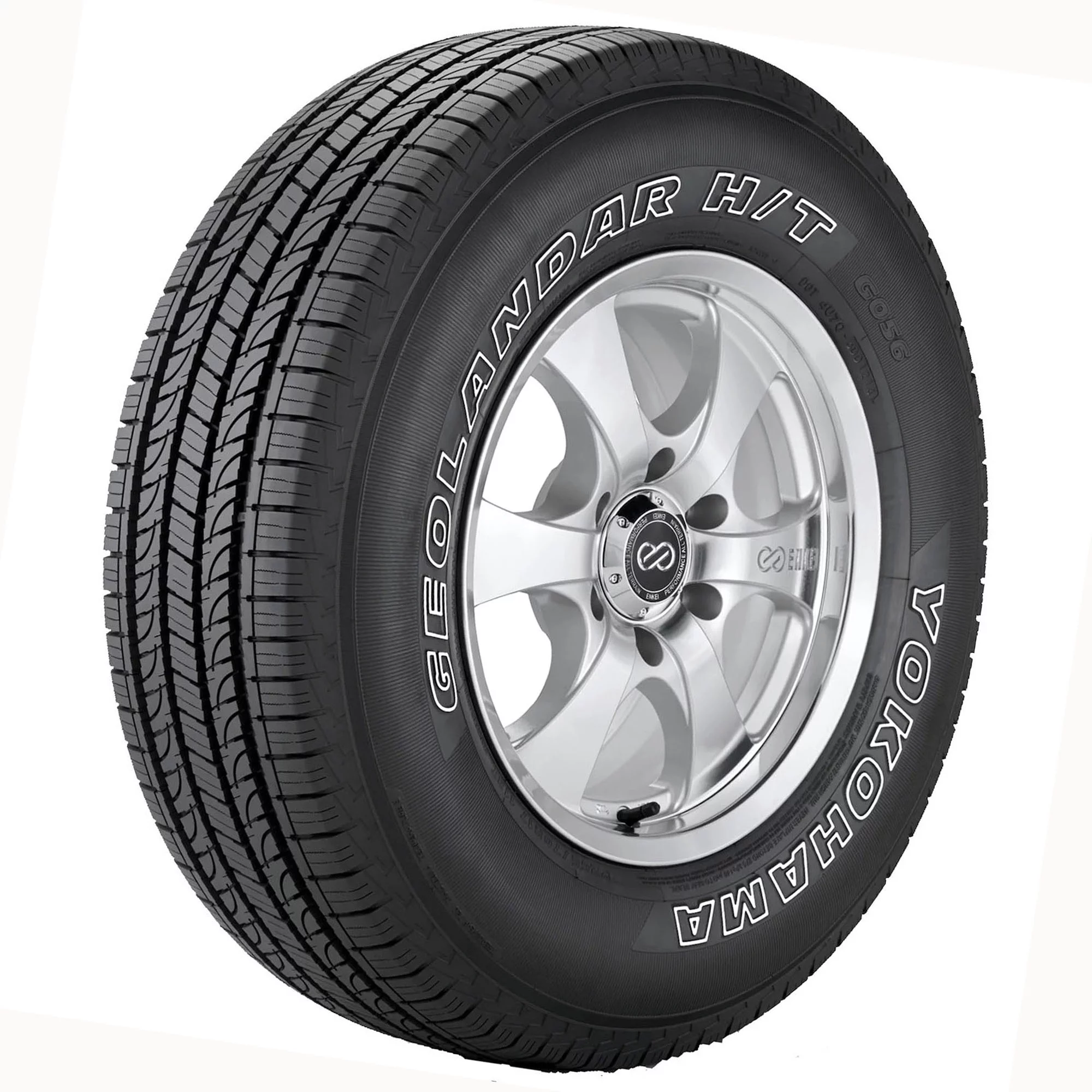 Set of 4 Yokohama Geolandar H/T G056 P255/60R19 108H Tires Fits: 2010 Buick Enclave CXL, 2007-08 Saturn Outlook XR - Curated Treasures Market