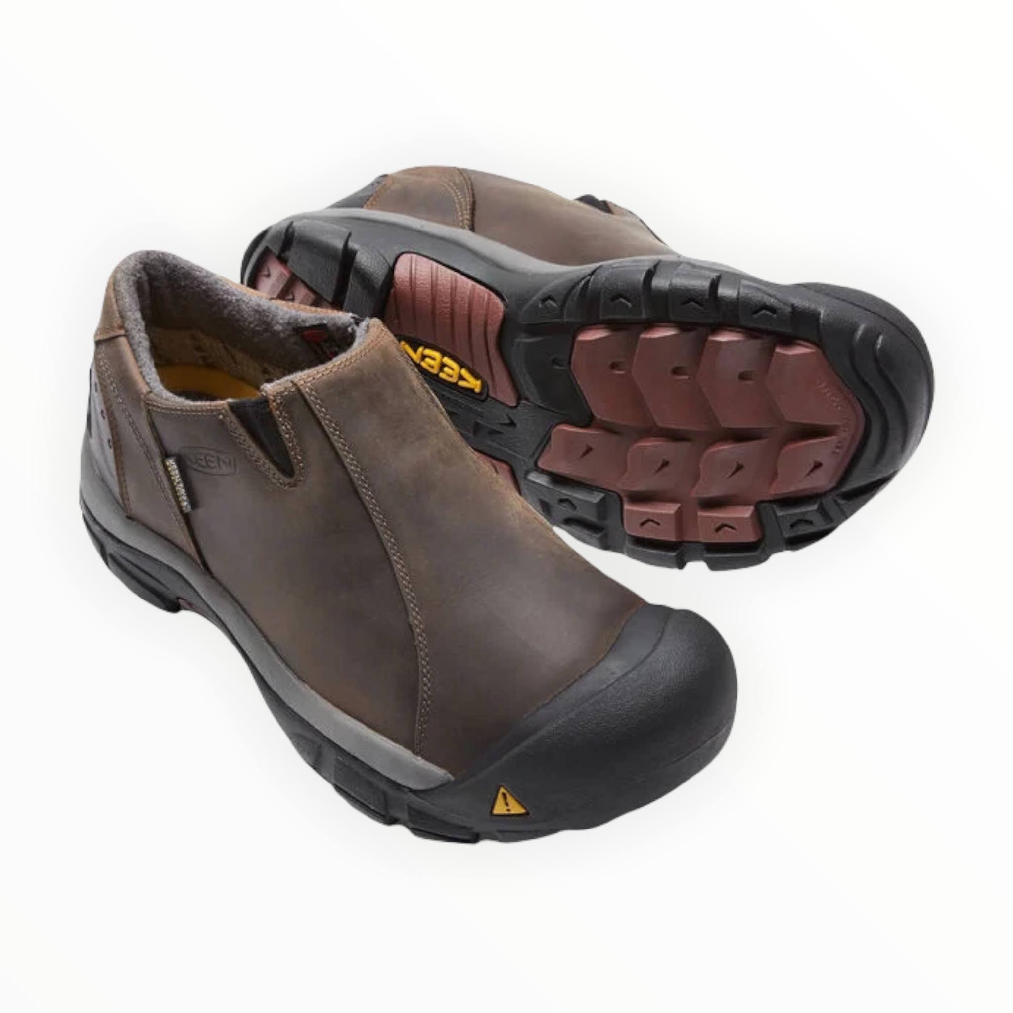 Keen Men&s Brixen Waterproof Low (8.5 Slate Black/Madder Brown)