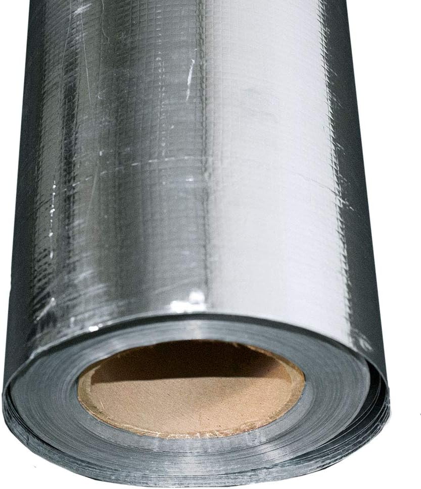 AES Industries Radiant Vapor Barrier Reflective Insulation 25.5" 500 sqft Attic Foil Solid Pack of 2