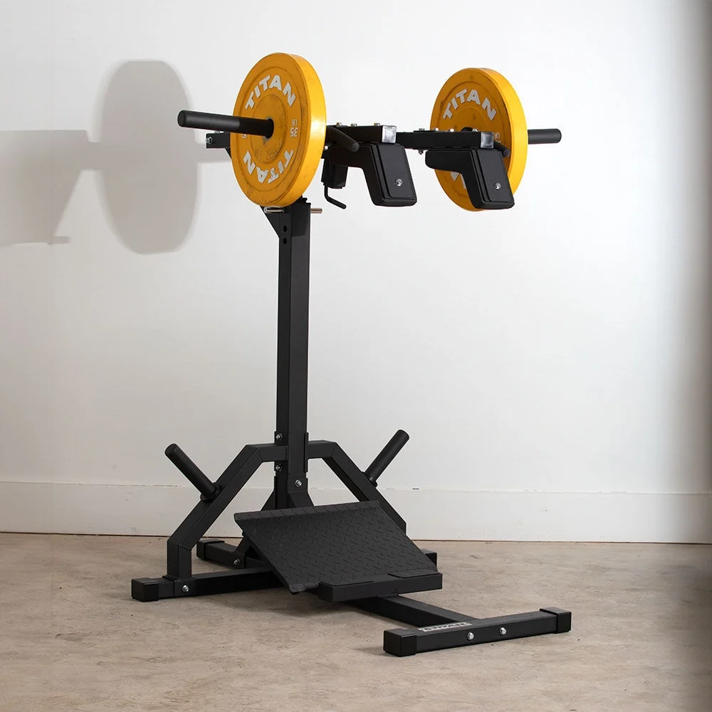 Titan Fitness Leverage Squat Machine, Calf Raise Machine, Hack Squat Machine & Leg Press Machine for Lower Body Training, Rated 1,000 LB, for Glutes, Hamstrings, Quadriceps, Calves & Thighs