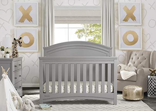 Delta Children Simmons Kids SlumberTime Emma 4-in-1 Convertible Baby Crib N More - Greenguard Gold Certified