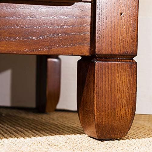 Beaumont Lane 57 Corner TV Stand Console Solid Wood with Glass Wooden Cabinet Storage in Rustic Autumn