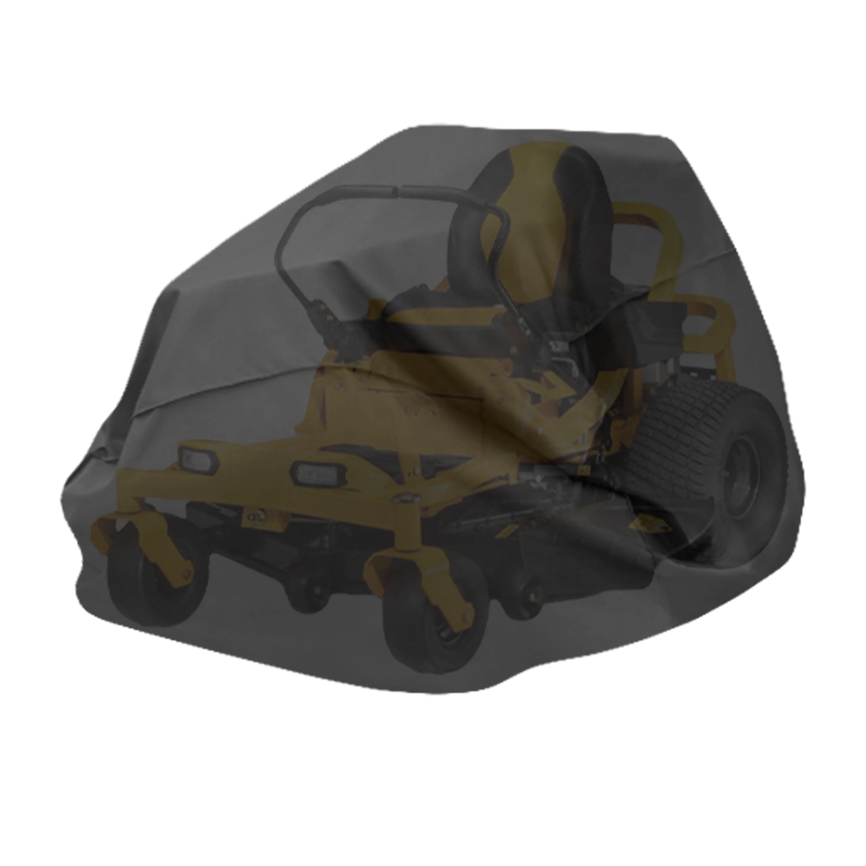 Modern Leisure Chalet Zero-Turn Lawnmower Cover, Fits Decks Up To 62", 82"L x 50"W x 47"H, Black