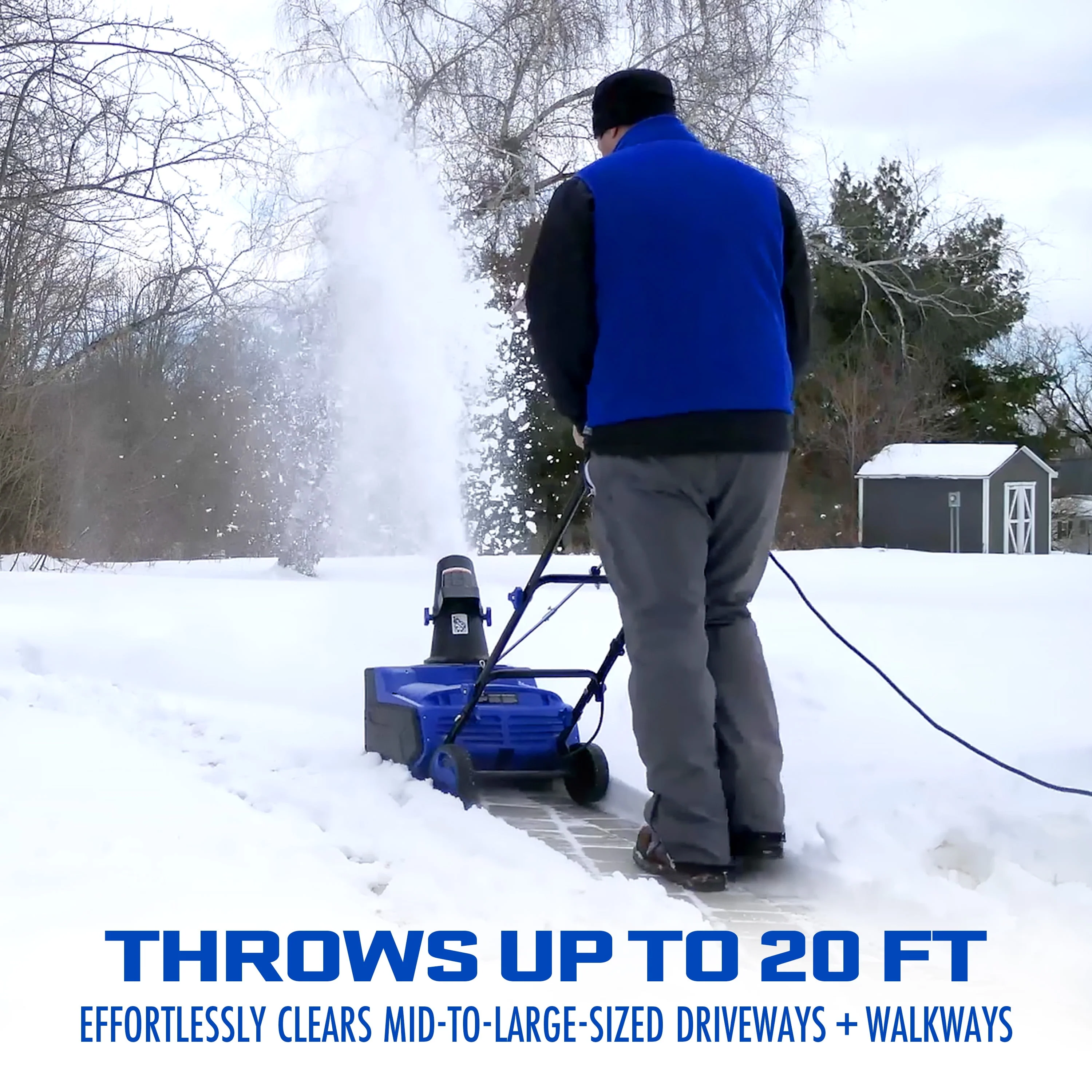 Snow Joe 18-inch Electric Single-Stage Snow Blower, 13-Amp