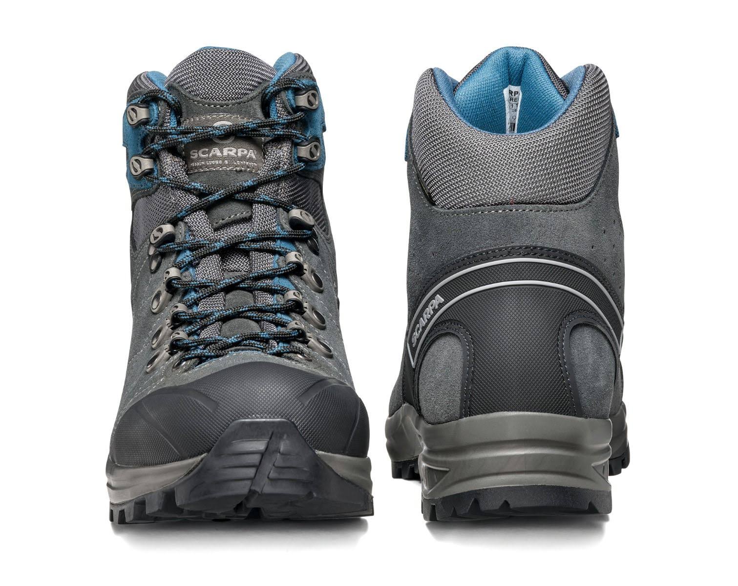 Scarpa Men&s Kailash Trek GTX, 45 / Shark Grey/Lake Blue