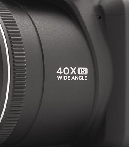 KODAK PIXPRO AZ405-BK 20MP Digital Camera 40X Optical Zoom 24mm Wide Angle Lens Optical Image Stabilization 1080P Full HD Video 3" LCD Vlogging Camera (Black)